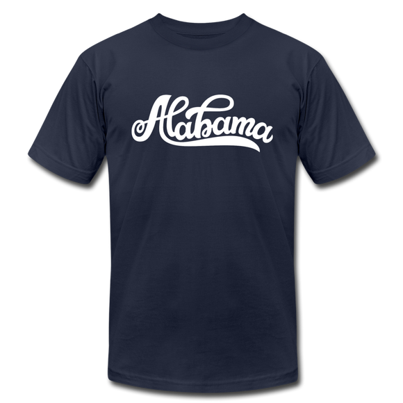 Alabama T-Shirt - Hand Lettered Unisex Alabama T Shirt - navy