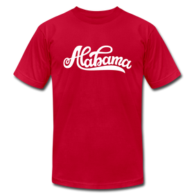 Alabama T-Shirt - Hand Lettered Unisex Alabama T Shirt - red