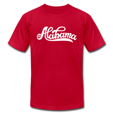 Alabama T-Shirt - Hand Lettered Unisex Alabama T Shirt - red
