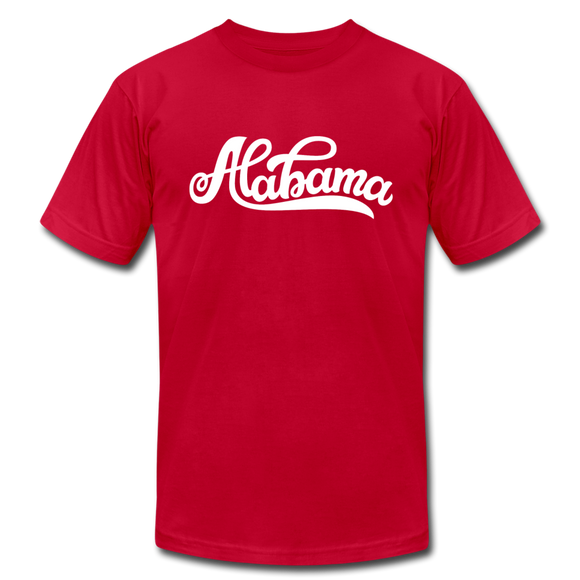 Alabama T-Shirt - Hand Lettered Unisex Alabama T Shirt - red