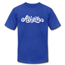 Arizona T-Shirt - Hand Lettered Unisex Arizona T Shirt - royal blue