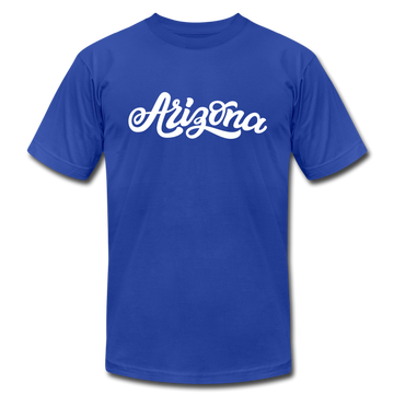 Arizona T-Shirt - Hand Lettered Unisex Arizona T Shirt - royal blue
