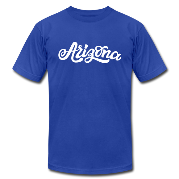 Arizona T-Shirt - Hand Lettered Unisex Arizona T Shirt - royal blue