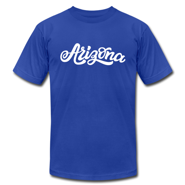Arizona T-Shirt - Hand Lettered Unisex Arizona T Shirt - royal blue