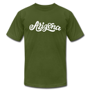 Arizona T-Shirt - Hand Lettered Unisex Arizona T Shirt - olive