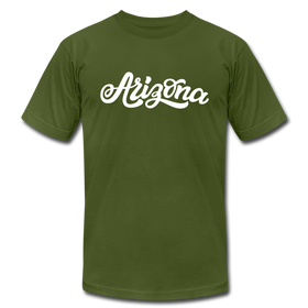 Arizona T-Shirt - Hand Lettered Unisex Arizona T Shirt - olive