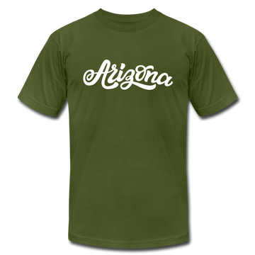 Arizona T-Shirt - Hand Lettered Unisex Arizona T Shirt - olive