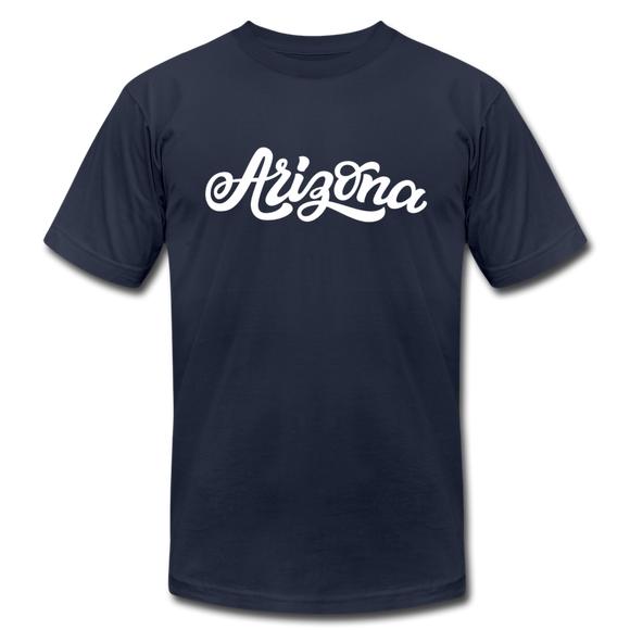 Arizona T-Shirt - Hand Lettered Unisex Arizona T Shirt - navy