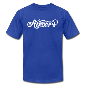 Arkansas T-Shirt - Hand Lettered Unisex Arkansas T Shirt - royal blue