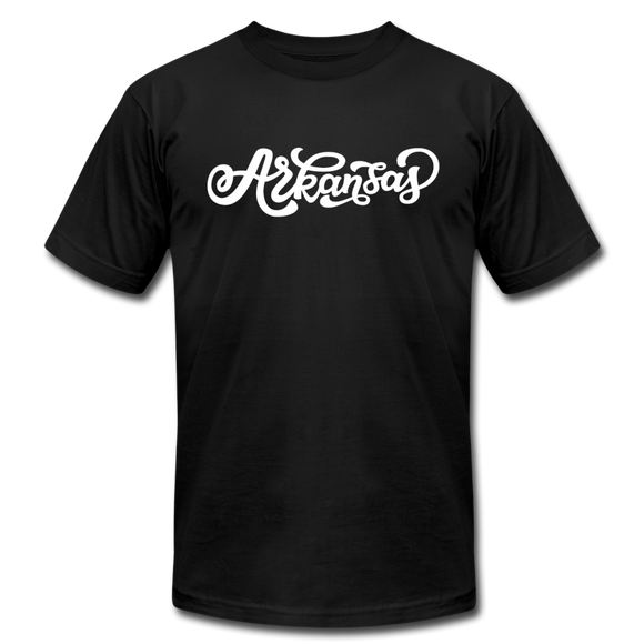 Arkansas T-Shirt - Hand Lettered Unisex Arkansas T Shirt - black