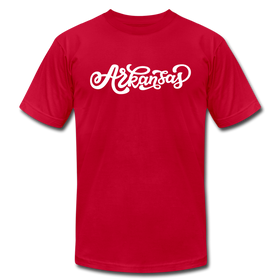 Arkansas T-Shirt - Hand Lettered Unisex Arkansas T Shirt - red