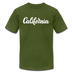 California T-Shirt - Hand Lettered Unisex California T Shirt - olive