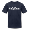 California T-Shirt - Hand Lettered Unisex California T Shirt - navy