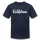 California T-Shirt - Hand Lettered Unisex California T Shirt - navy