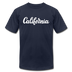 California T-Shirt - Hand Lettered Unisex California T Shirt - navy