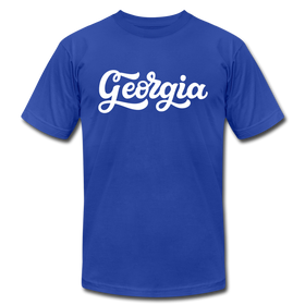 Georgia T-Shirt - Hand Lettered Unisex Georgia T Shirt - royal blue