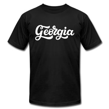Georgia T-Shirt - Hand Lettered Unisex Georgia T Shirt - black