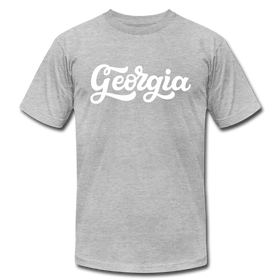 Georgia T-Shirt - Hand Lettered Unisex Georgia T Shirt - heather gray