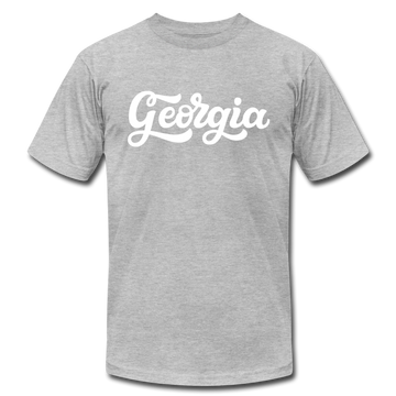Georgia T-Shirt - Hand Lettered Unisex Georgia T Shirt - heather gray