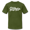 Georgia T-Shirt - Hand Lettered Unisex Georgia T Shirt - olive