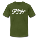 Georgia T-Shirt - Hand Lettered Unisex Georgia T Shirt - olive