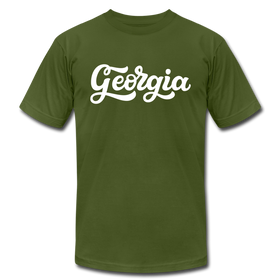 Georgia T-Shirt - Hand Lettered Unisex Georgia T Shirt - olive