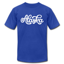 Alaska T-Shirt - Hand Lettered Unisex Alaska T Shirt - royal blue