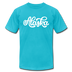 Alaska T-Shirt - Hand Lettered Unisex Alaska T Shirt - turquoise