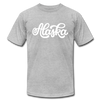 Alaska T-Shirt - Hand Lettered Unisex Alaska T Shirt - heather gray