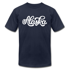 Alaska T-Shirt - Hand Lettered Unisex Alaska T Shirt - navy