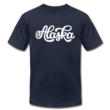 Alaska T-Shirt - Hand Lettered Unisex Alaska T Shirt - navy