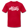 Alaska T-Shirt - Hand Lettered Unisex Alaska T Shirt - red