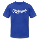 Connecticut T-Shirt - Hand Lettered Unisex Connecticut T Shirt - royal blue