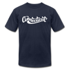 Connecticut T-Shirt - Hand Lettered Unisex Connecticut T Shirt - navy