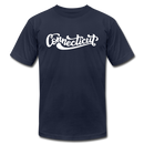 Connecticut T-Shirt - Hand Lettered Unisex Connecticut T Shirt - navy
