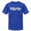 Delaware T-Shirt - Hand Lettered Unisex Delaware T Shirt - royal blue