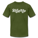 Delaware T-Shirt - Hand Lettered Unisex Delaware T Shirt - olive
