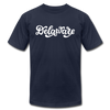 Delaware T-Shirt - Hand Lettered Unisex Delaware T Shirt - navy