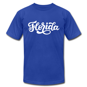 Florida T-Shirt - Hand Lettered Unisex Florida T Shirt - royal blue