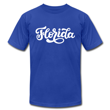 Florida T-Shirt - Hand Lettered Unisex Florida T Shirt - royal blue