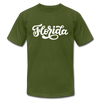 Florida T-Shirt - Hand Lettered Unisex Florida T Shirt - olive