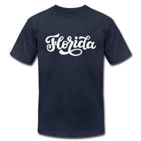 Florida T-Shirt - Hand Lettered Unisex Florida T Shirt - navy