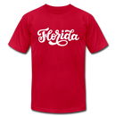 Florida T-Shirt - Hand Lettered Unisex Florida T Shirt - red