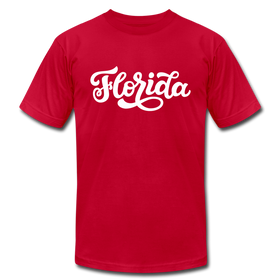 Florida T-Shirt - Hand Lettered Unisex Florida T Shirt - red