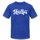 Hawaii T-Shirt - Hand Lettered Unisex Hawaii T Shirt - royal blue