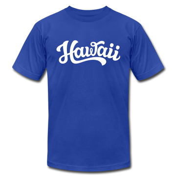 Hawaii T-Shirt - Hand Lettered Unisex Hawaii T Shirt - royal blue