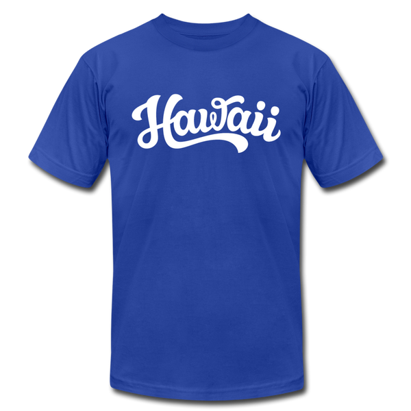 Hawaii T-Shirt - Hand Lettered Unisex Hawaii T Shirt - royal blue