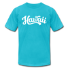 Hawaii T-Shirt - Hand Lettered Unisex Hawaii T Shirt - turquoise