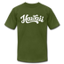 Hawaii T-Shirt - Hand Lettered Unisex Hawaii T Shirt - olive
