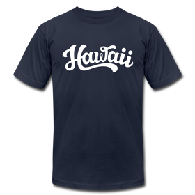 Hawaii T-Shirt - Hand Lettered Unisex Hawaii T Shirt - navy